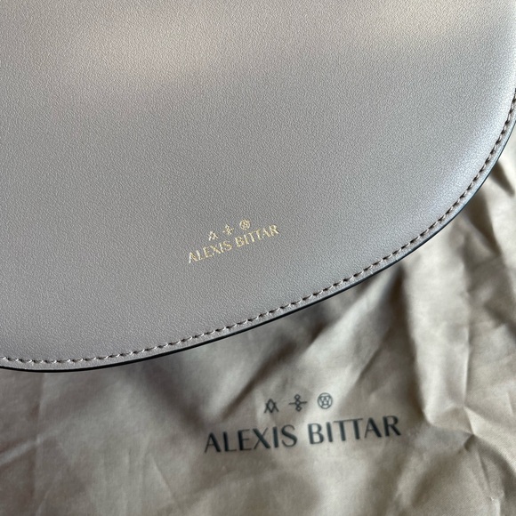 Alexis Bittar Twisted Gold Saddle Bag - Picture 6 of 8